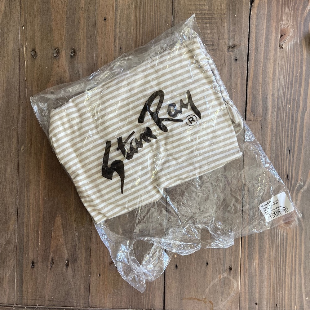 BNWT Stan Ray Ringer Tee khaki/natural - Picture 2 of 7